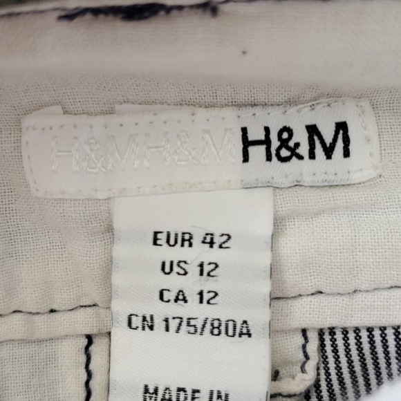 H&M striped skirt WITH POCKETS ☺️ - Picture 3 of 4